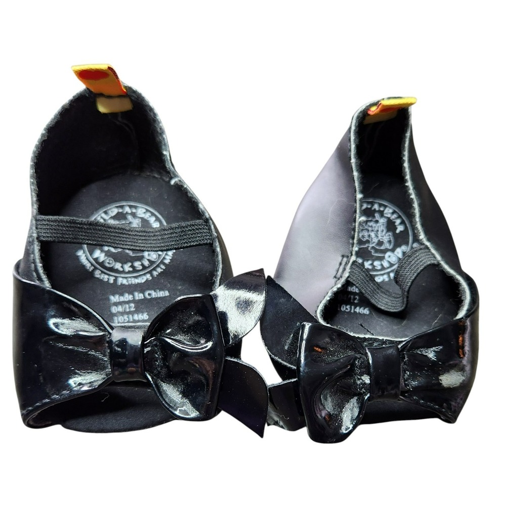 Build - A - Bear Black Open Toe Mary Jane High Heel Shoe